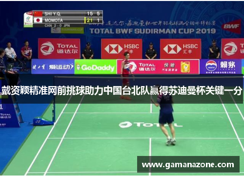 戴资颖精准网前挑球助力中国台北队赢得苏迪曼杯关键一分