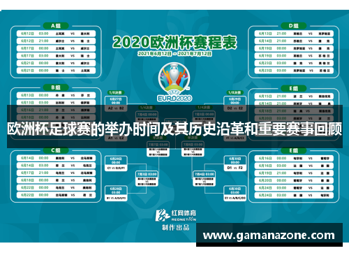 欧洲杯足球赛的举办时间及其历史沿革和重要赛事回顾